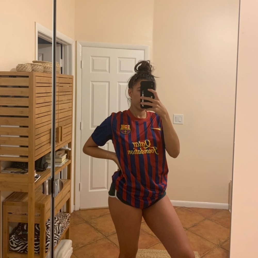 Qatar Barcelona Soccer Jersey Nike